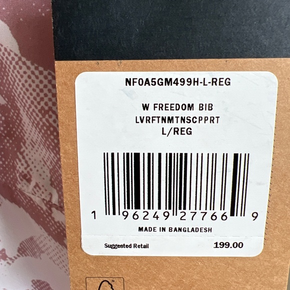 North face woman’s size snow pants bib large freedom bib regular ski ove… - Picture 11 of 13